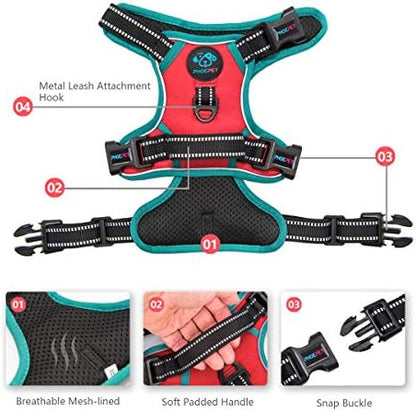 PHOEPET 2019 Upgraded No Pull Dog Harness, Reflective Adjustable Vest, - Image 3