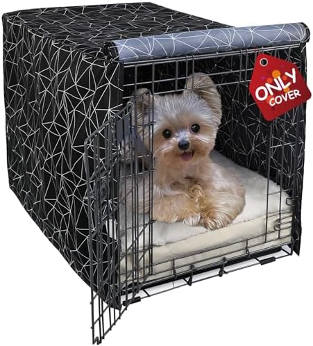 Explore Land Pattern Dog Crate Cover, 18 Inches by ExploreLand