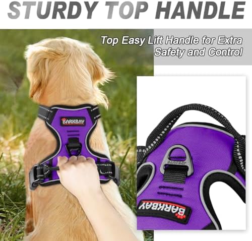 BARKBAY Dog Harness No Pull for Small Sized Dog Front Back Clips, Dog Vest - Image 3