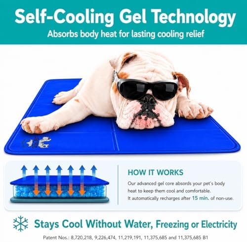 Arf Pets Dog Self Cooling Pet Bed Solid Gel Based | Durable & Non-Toxic - Image 2