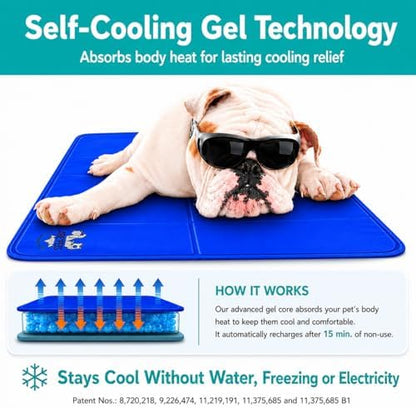 Arf Pets Dog Self Cooling Pet Bed Solid Gel Based | Durable & Non-Toxic - Image 2