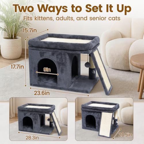 Cat Tree Tower with Scratching Post - Image 2