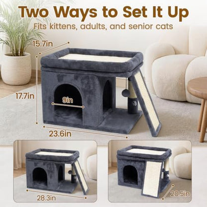 Cat Tree Tower with Scratching Post - Image 2