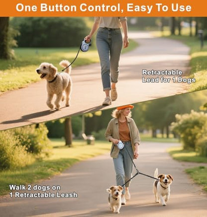 Retractable Dog Leash, 16ft Retractable Lead - Image 3