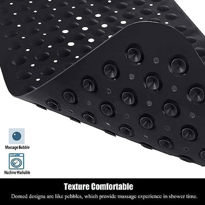 Non Slip Bathtub Shower Mat, Extra Long Bath Mat - Image 5