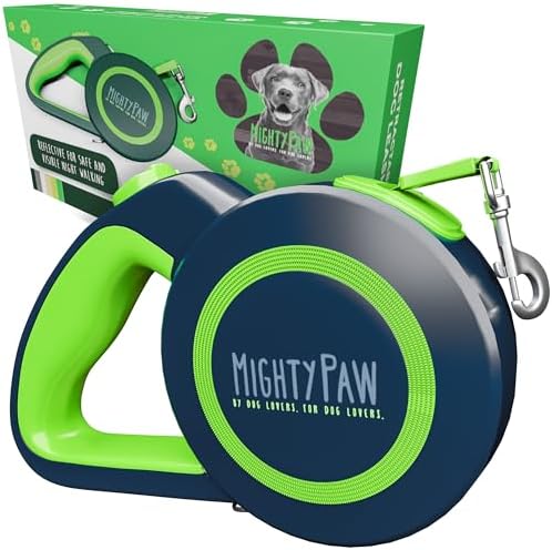 Mighty Paw Retractable Dog Leash 2.0, 16 Ft, by MightyPaw