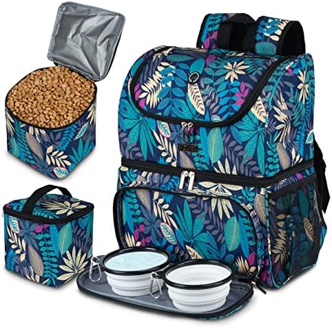 BAGLHER Pet Travel Bag, Double-Layer Pet Supplies Backpack, Pet Travel Backpack by BAGLHER