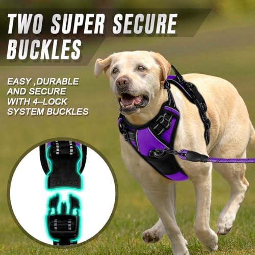 BARKBAY Dog Harness No Pull for Small Sized Dog Front Back Clips, Dog Vest - Image 4