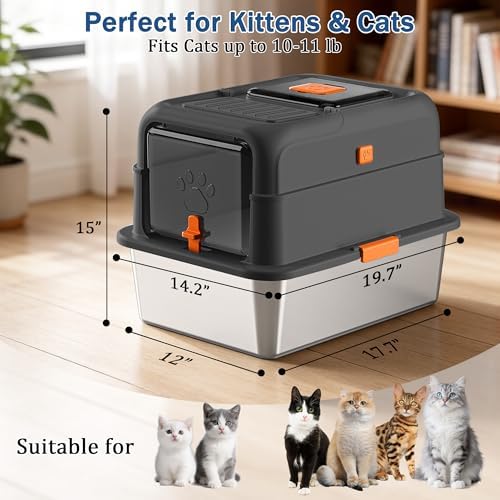 Stainless Steel Cat Litter Box - Image 2