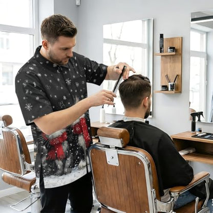 Funny Print Barber Jackets & Smocks - Image 3