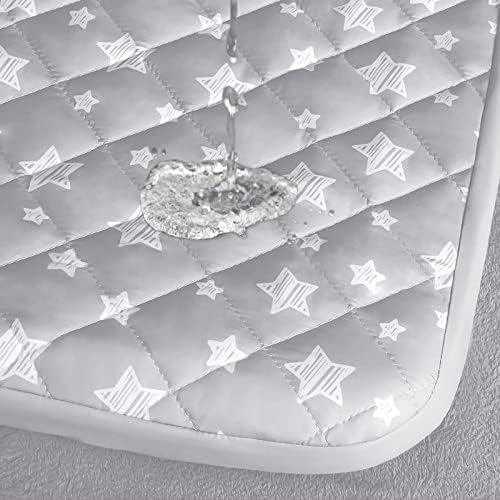 Waterproof Dog Bed Covers Replacement Lovely Grey Star Print, 35x44 Inches - Image 5