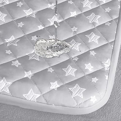 Waterproof Dog Bed Covers Replacement Lovely Grey Star Print, 35x44 Inches - Image 5