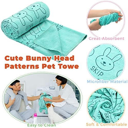 Irenare 12 Microfiber Puppy Towels - Image 3