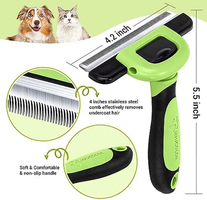 MIU COLOR Pet Grooming Brush, Deshedding Tool - Image 2