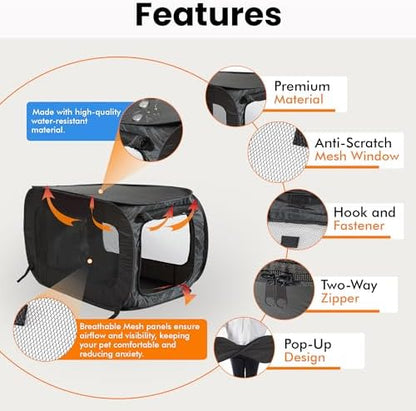 Portable Collapsible Pop Up Kennel - Image 4