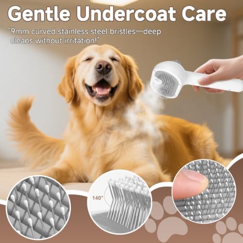 Pet Steam Brush for Dog, cat brushes for indoor cats - Image 4