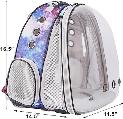 Front Expandable Cat Backpack Carrier, Fit up to 20 lbs, Printed Artwork - Image 2