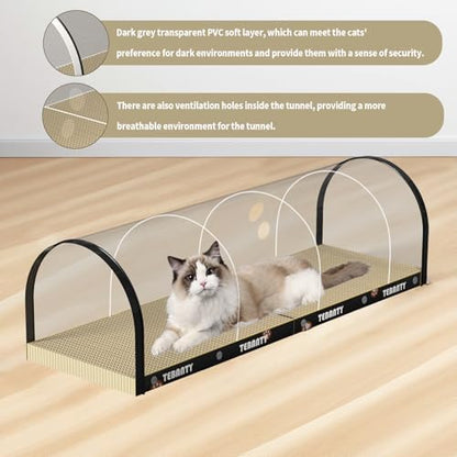 3 Function in 1 Cardboard Cat Scratcher Board, 31.5 in Cat Scratcher House - Image 5