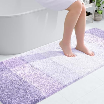 OLANLY Bathroom Runner Rug 70x20, Extra Soft Absorbent Microfiber Bath Rugs by OLANLY