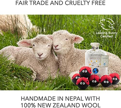 Friendsheep Wool Dryer Balls, Organic Reusable Fabric Softener Alternative - Image 6