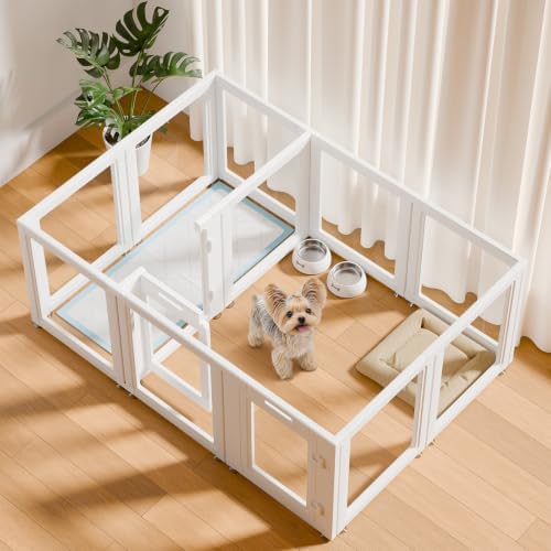 EVERFRONT Clear Acrylic Dog Playpen by Everfront