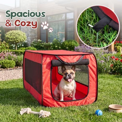 Portable Dog Crate 36" Collapsible Pop Up Dog Crate - Image 3