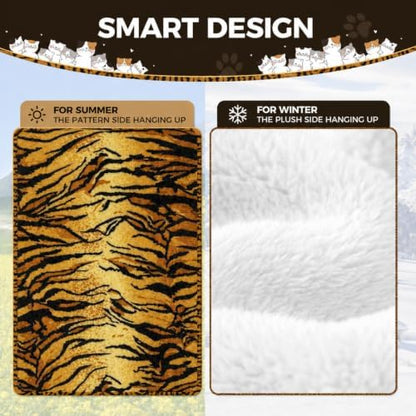 Jetec 2 Pack Cat Hammock for Cage, Tiger Stripes - Image 4