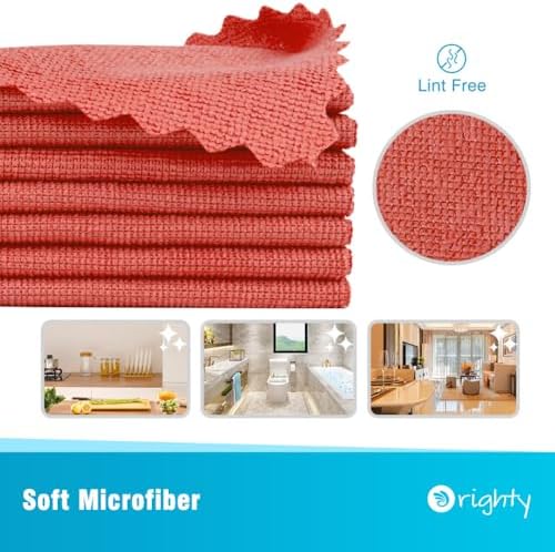 Orighty Microfiber Cleaning Cloth Bulk, 150 Pack Shop Towels 12x12 in - Image 2