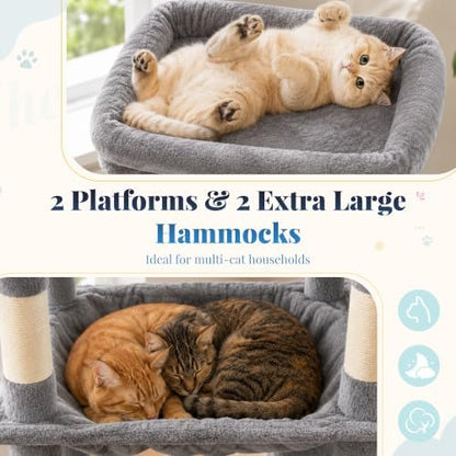 Hey-brother Cat Tree Tower, Extended Base - Image 4