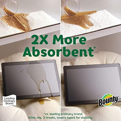 Bounty Select-A-Size Paper Towels, 8 Double Plus Rolls = 20 Regular Rolls - Image 4