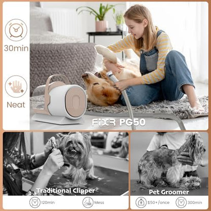FIXR Dog Grooming Vacuum, Pet Grooming Kit - Image 6