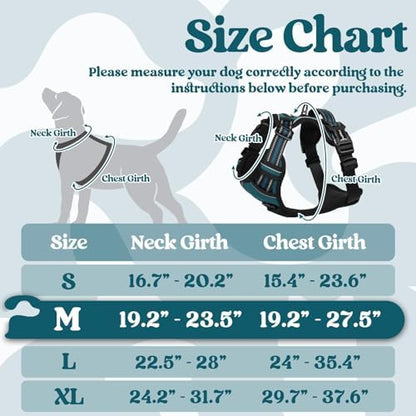 rabbitgoo Dog Harness Medium Sized, Updated Easy On & Off - Image 2