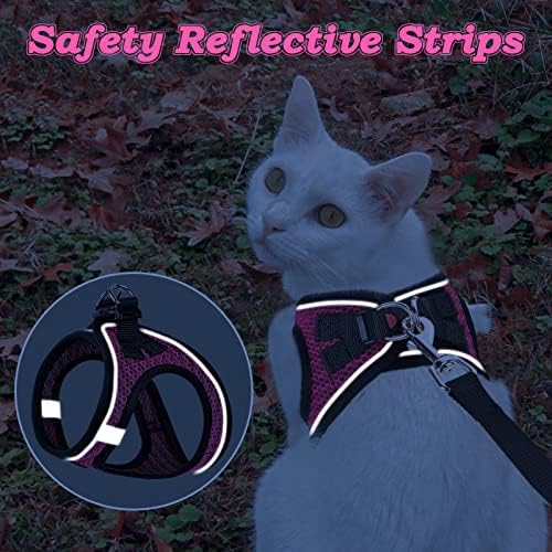 Cat Harness and Leash for Walking Escape Proof, Adjustable Kitten Vest Harness - Image 5