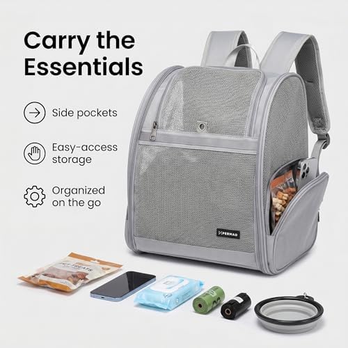 Cat Backpack Carrier for Small Dogs and Medium cat Puppy Kitten Bunny Pet - Image 5