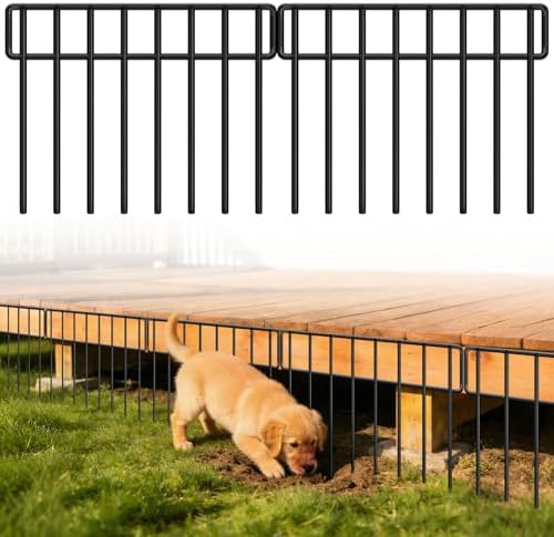 HIHADUUM 42.5FT Garden Fence Animal Barrier by HIHADUUM