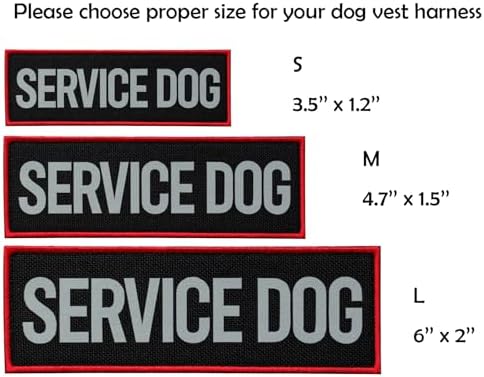 2 Pcs Reflective Service Dog Patch - Image 4