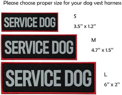 2 Pcs Reflective Service Dog Patch - Image 4