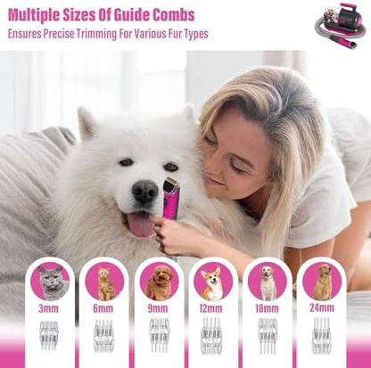 Dog Grooming Vacuum Kit, Dyson-Style Gray - Image 5