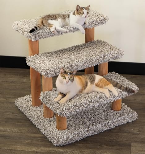 Solid Wood Stairs for Cats and Dogs by NewCatCondos