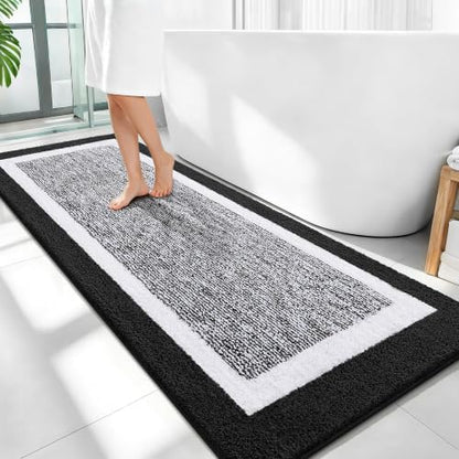 OLANLY Bathroom Runner Rugs 59x24, Extra Long Bath Mats by OLANLY