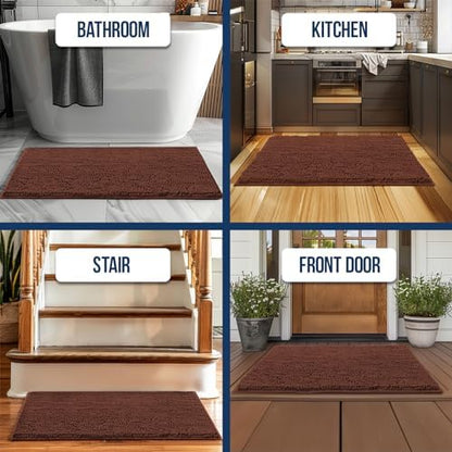 Muddy Mat® | Chenille Bathroom Rugs Quick Dry Microfiber Mats Non Slip Washable - Image 6