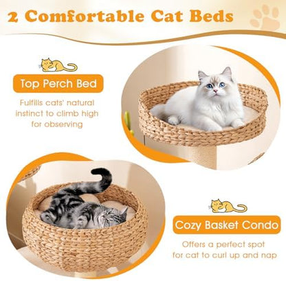PETSITE 41 Inch Modern Cat Tree - Image 4