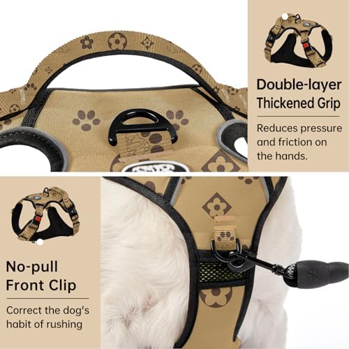IVY&LANE No Pull Dog Harness for Small Dogs, Reflective Dog Vest Harness - Image 5