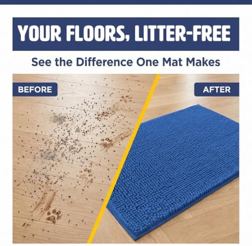 Muddy Mat® | XL Cat Litter Mat 48"x60", Litter Trapping Mat, Super Absorbent - Image 2