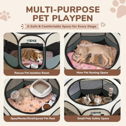 Dog Cat Small Animal Puppy Playpen Crate - Image 3