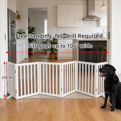 ZJSF Freestanding Indoor Dog Gate - Image 2
