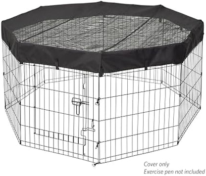 MidWest Homes for Pets Octagon Exercise Pen Fabric Mesh Top - Image 2
