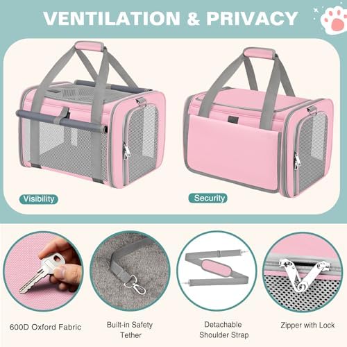 Soft Cat Carrier for Anxious Pets - Image 2