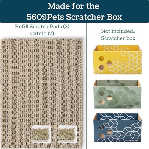 Refill Pads for No-Mess Cat Scratcher Box - Image 3