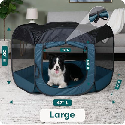 FurHaven Soft-Sided Dog & Cat Playpen, Portable Foldable Indoor & Outdoor Pet - Image 3